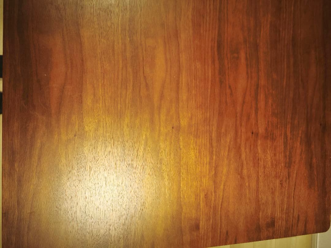 ダイニングテーブル 下段棚付き2段階　天板高調節可能