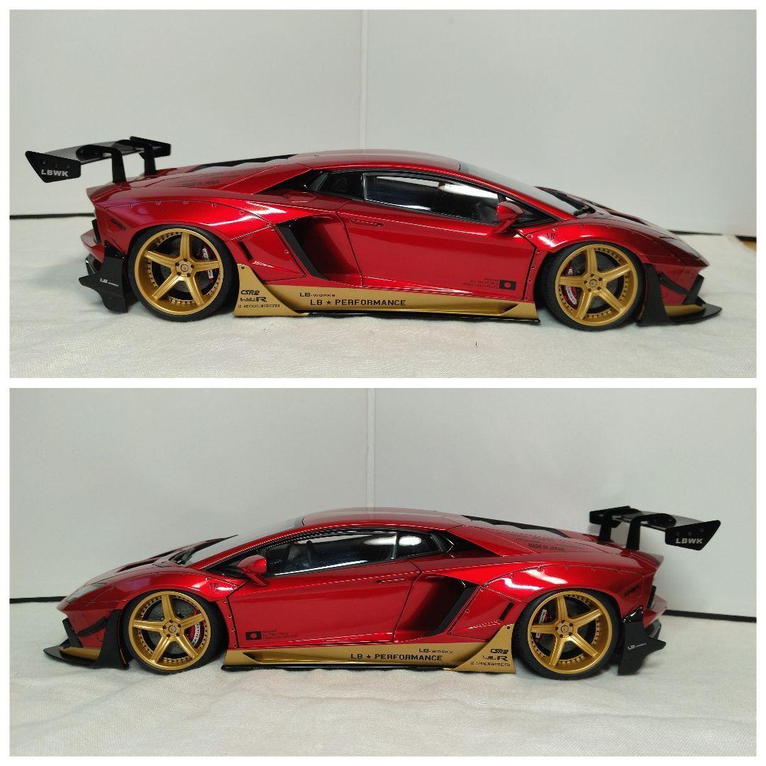 オートアート　1/18　ランボルギーニ　アヴェンタドール　LB-WORKS