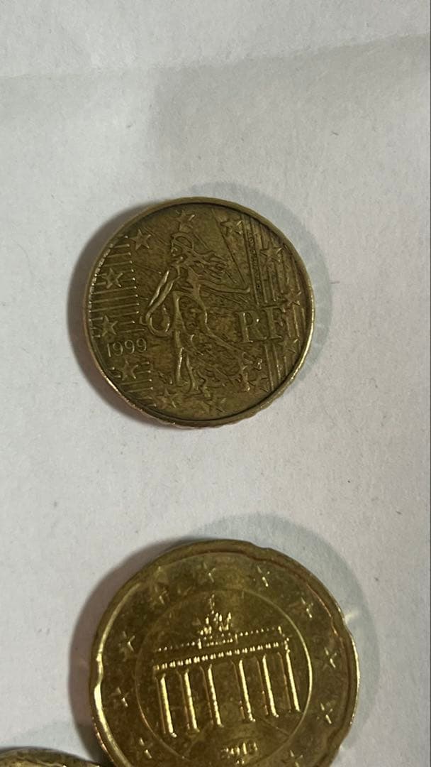 セット 20セント 50セント 1セント