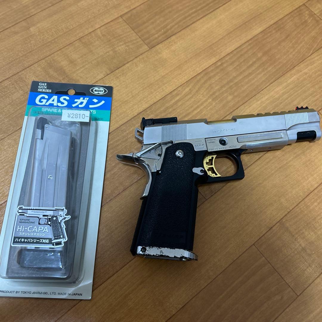 K*z様 ハイキャパ5.1 ガスガン シルバー ブラック