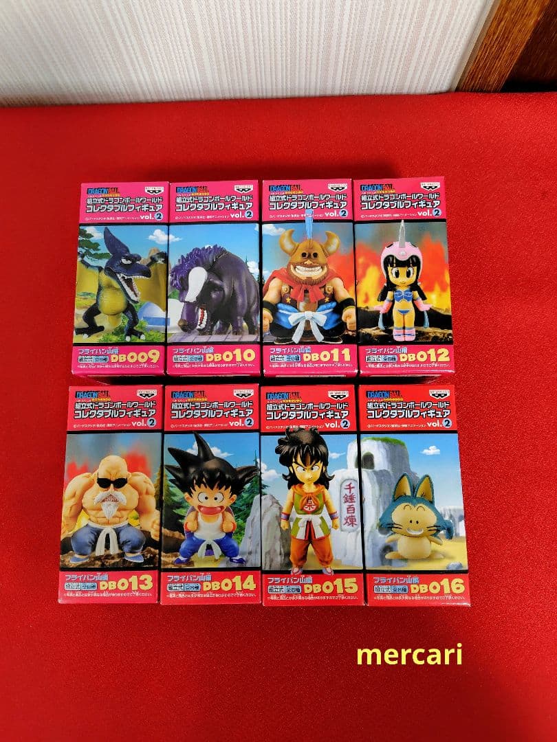 フライパン山編 組立式ドラゴンボール ワールドコレクタブル フィギュア 8種