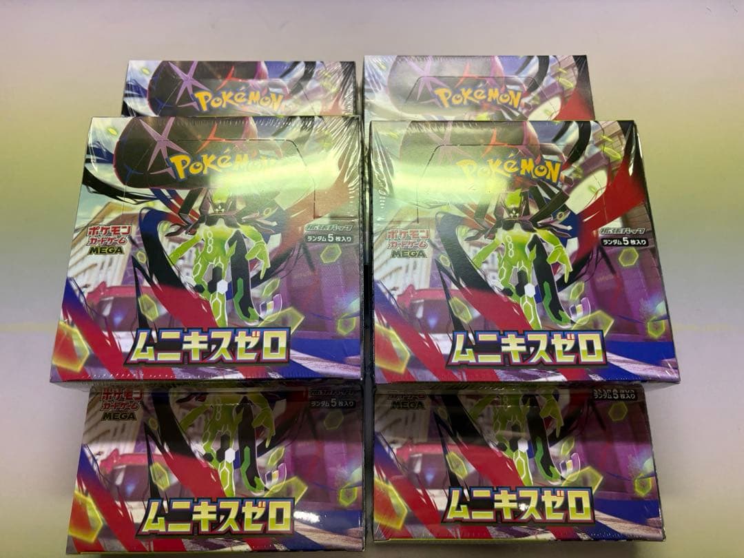 ムニキスゼロ シュリンク付き 6BOX ポケモンカード