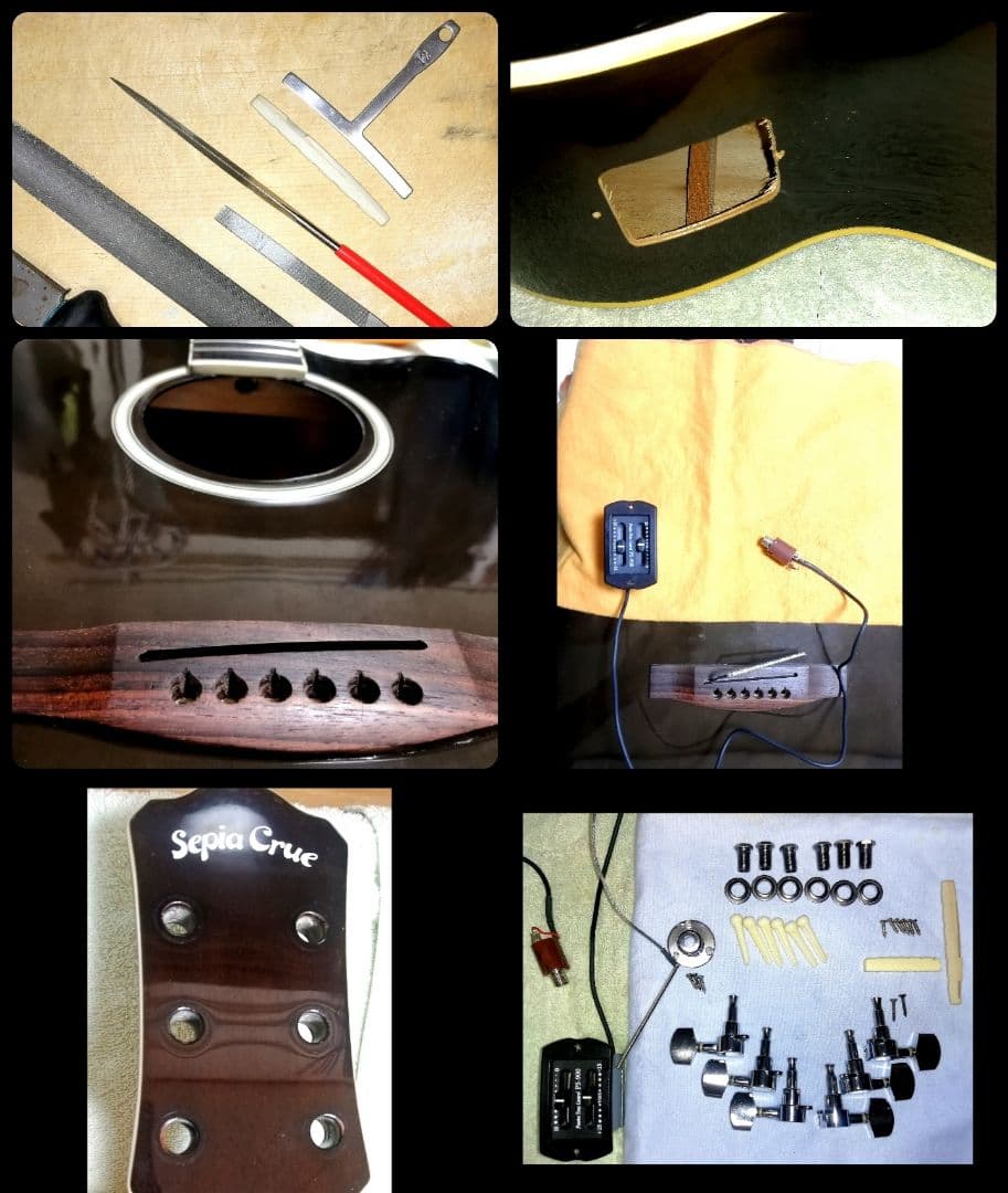 ★エレアコ★Sepia Crew EAW-180/BKS★小振りで弾きやすい♪