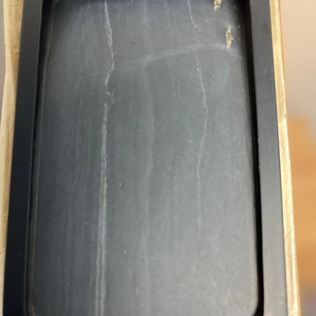 ⭕️雨端硯　祥雲に富士彫刻　11世　雨宮静軒　甲斐銘石　姿美しい　女性好み作品