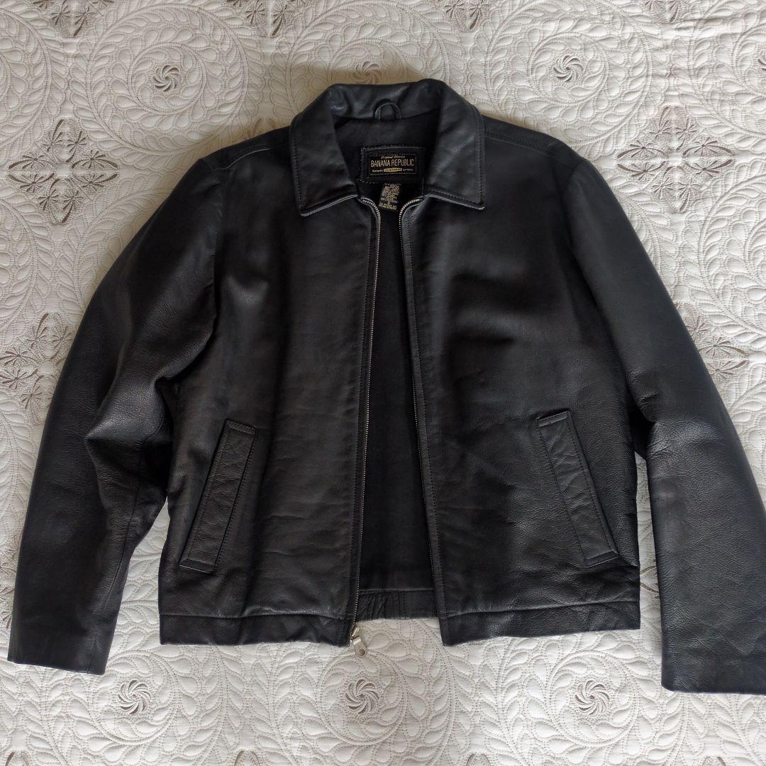 BANANA REPUBLIC ヴィンテージ 短丈 レザージャケット S