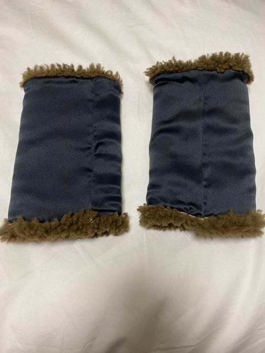 最初期　マルジェラ 05AW オープングローブ　手袋　ボア　シルク