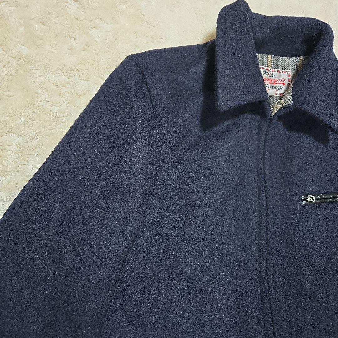 美品 希少 ジェラード ウールスポーツ ジャケット チェーン刺繍 Mサイズ