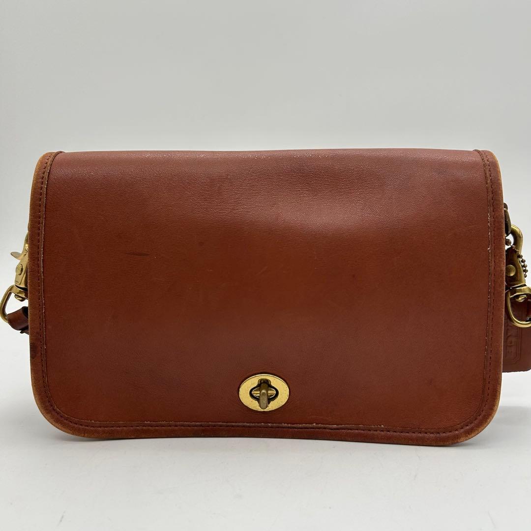バッグ Old Coach Turnlock Shoulder Bag Vintage