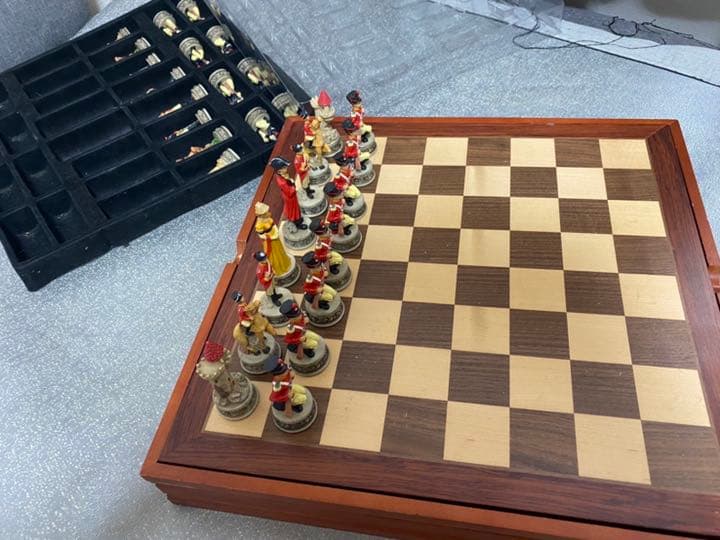 チェス盤　「ナポリオンvsウェリントン」