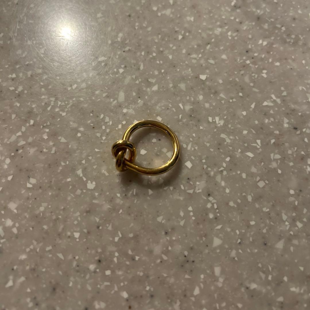 【CELINE】ゴールド ノットリング