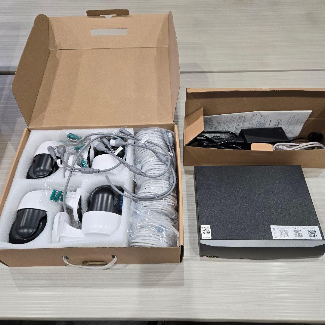 OOSSXX 屋外用防犯カメラ4台+3台セット