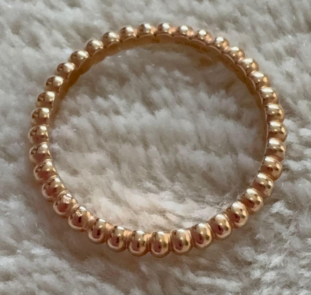 VCA ヴァンクリ　ペルレ　リング　 ローズゴールド