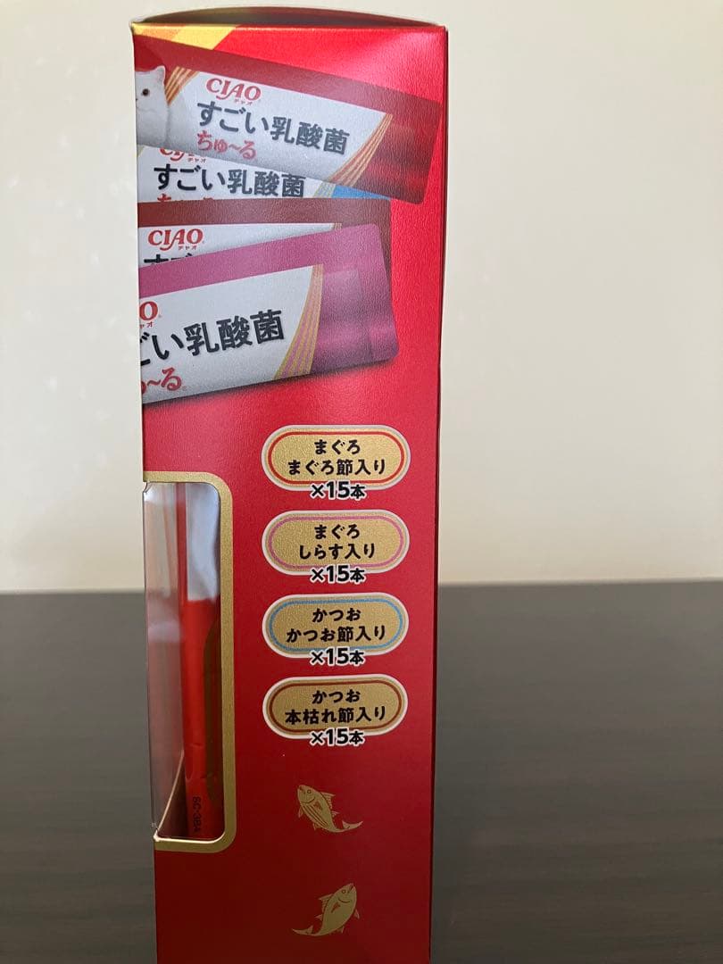【新品・未開封】CIAO すごい乳酸菌ちゅ〜る 60本×5箱 2027/5
