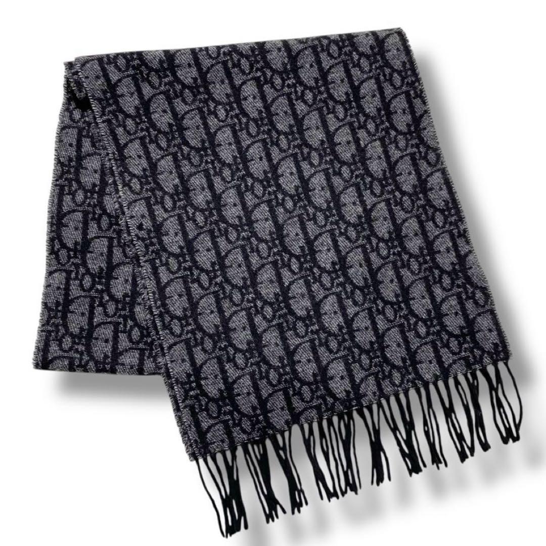 美品 Dior ディオール トロッター マフラー カシミヤ ビンテージ メンズ