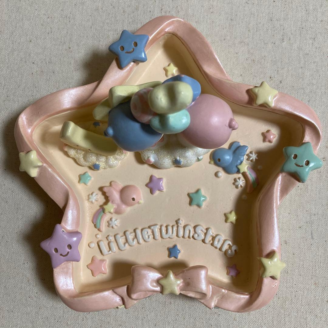 3点セット★キキララ★トレイ　小物入れ　スタンドミラー　2013年　陶器　レア