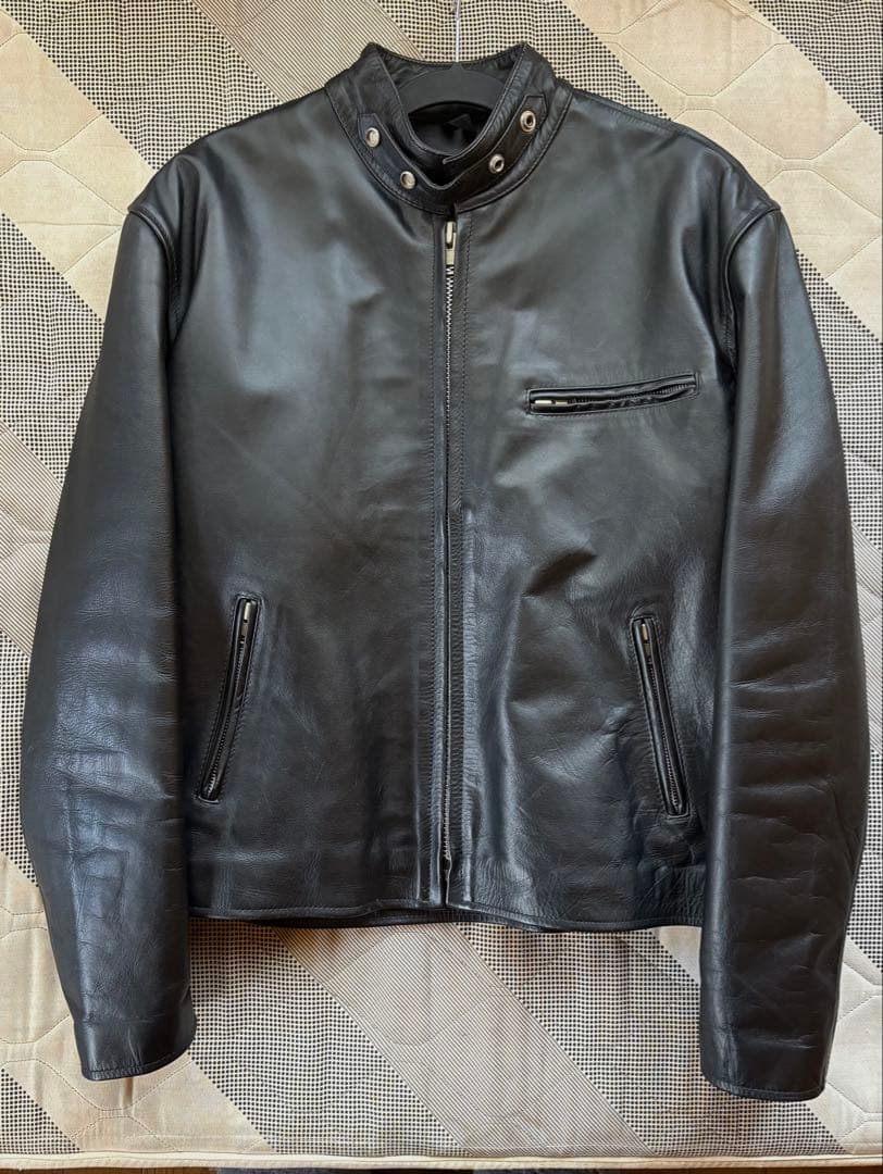 HORNE WORKS ホーンワークス シングルライダースジャケット LL