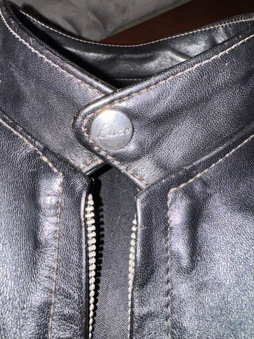 buco j-100 j100 ブラックレザーシングルライダースジャケット