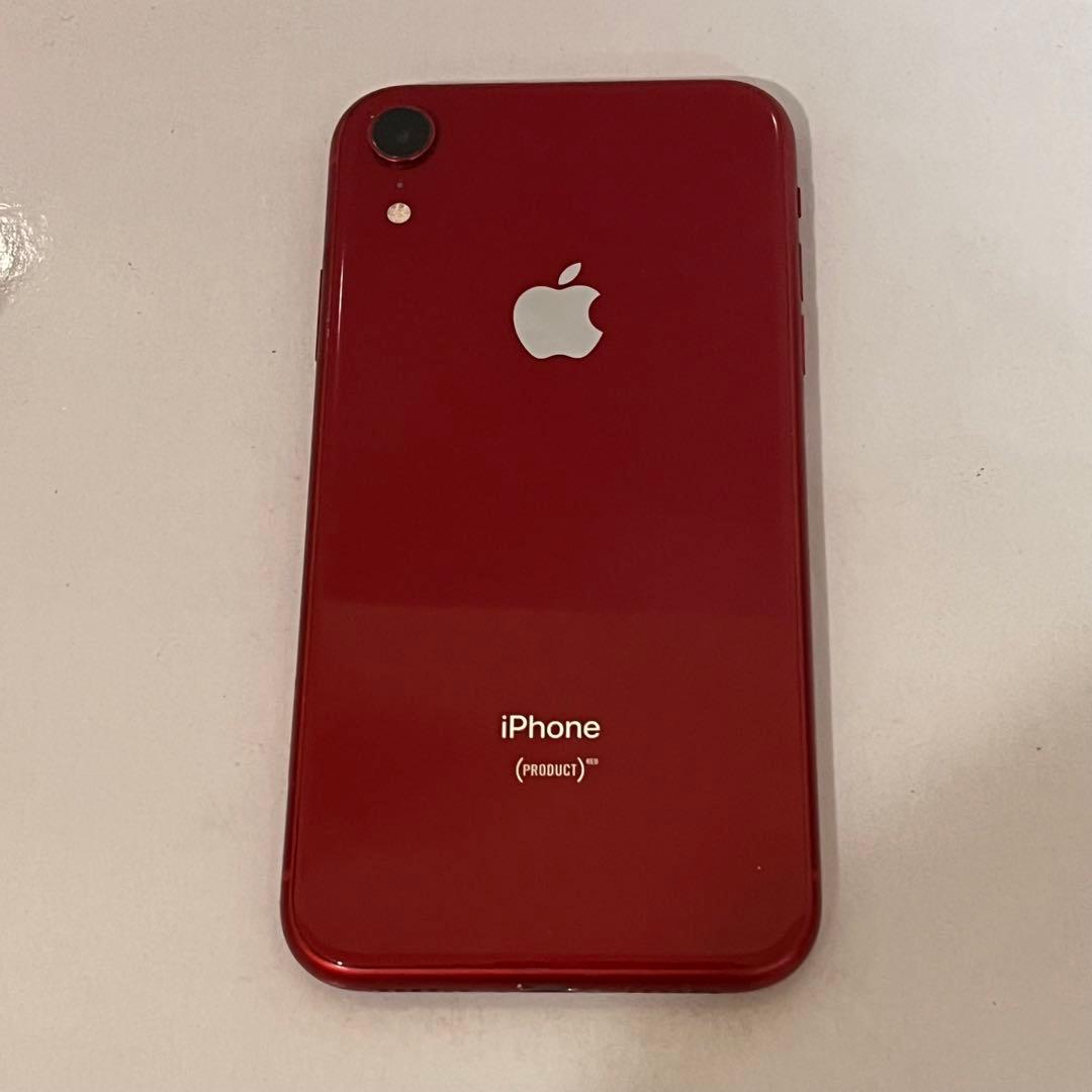 iPhoneXR 64GB 画面割れ レッド