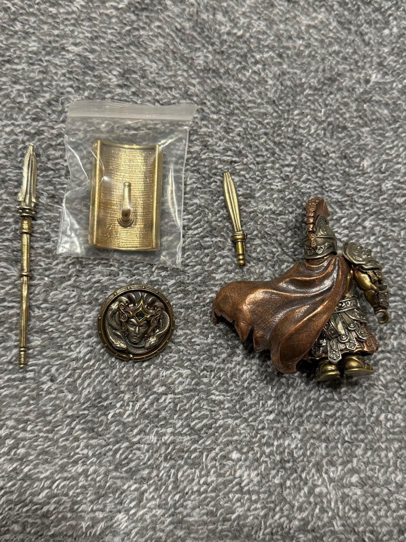 取り外し可能なスパルタ司令官　メタルオーナメント　銅製フィギュア