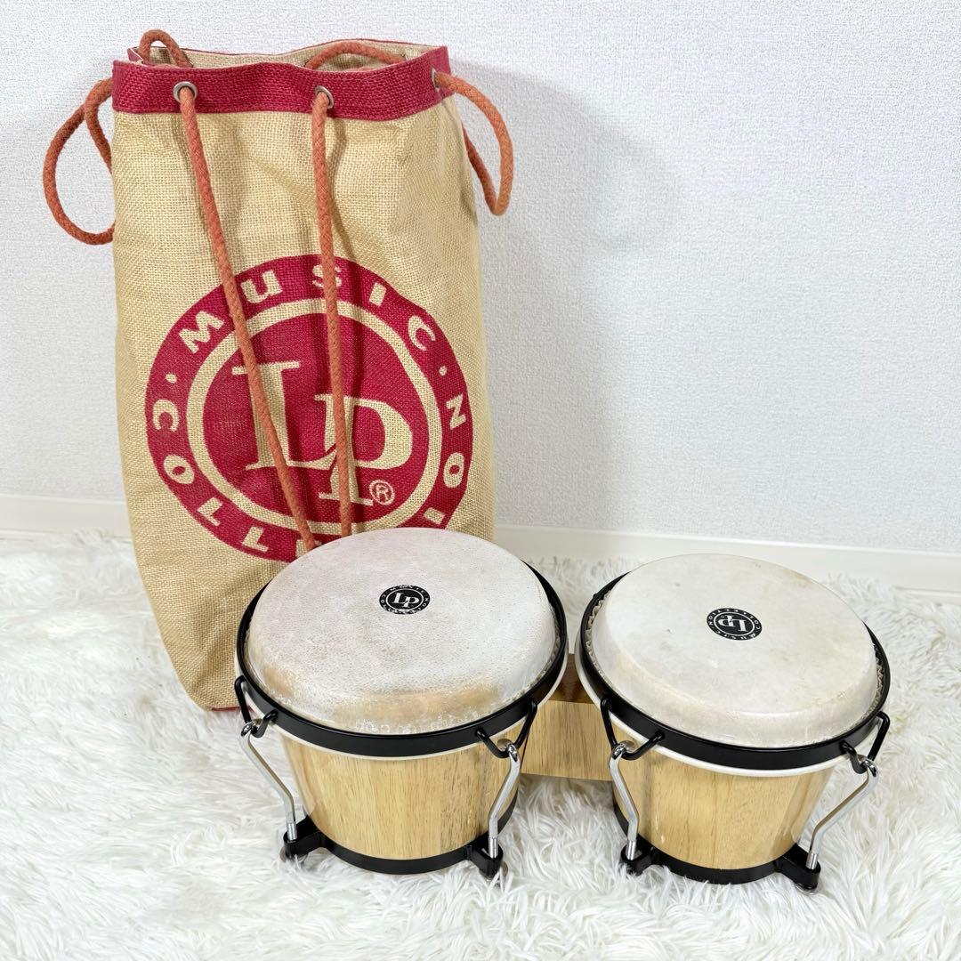LP Music Collection ボンゴ ナチュラルウッド 入れ袋付き