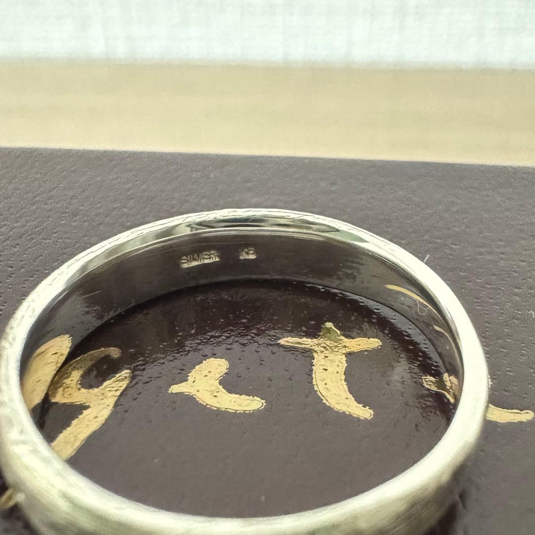 専用 agete シルバーk5 三日月リング