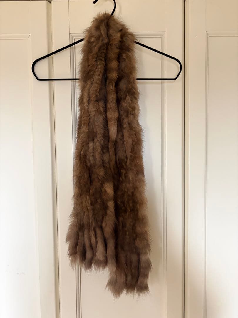 定価10万 極美品 ロシアンセーブル ファー マフラー ストール