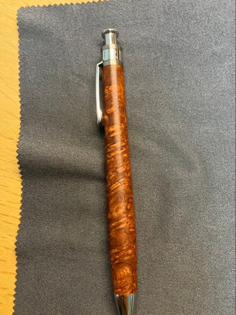 工房楔花梨瘤ペンシル楔　花梨こぶ杢　MP 工房楔