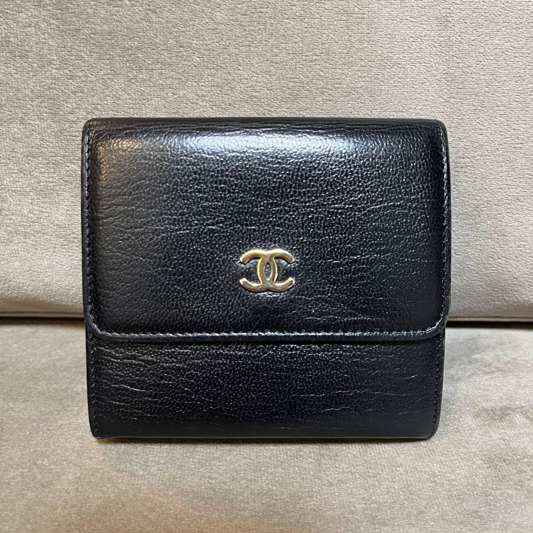 CHANEL★ダブルホック財布