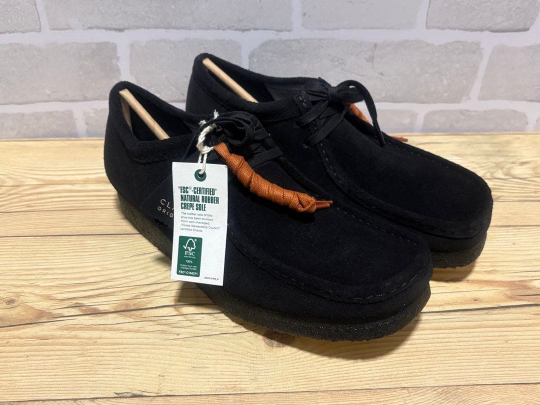 ワラビー クラークス ブラック 26.5cm UK8.5 メンズ 新品未使用