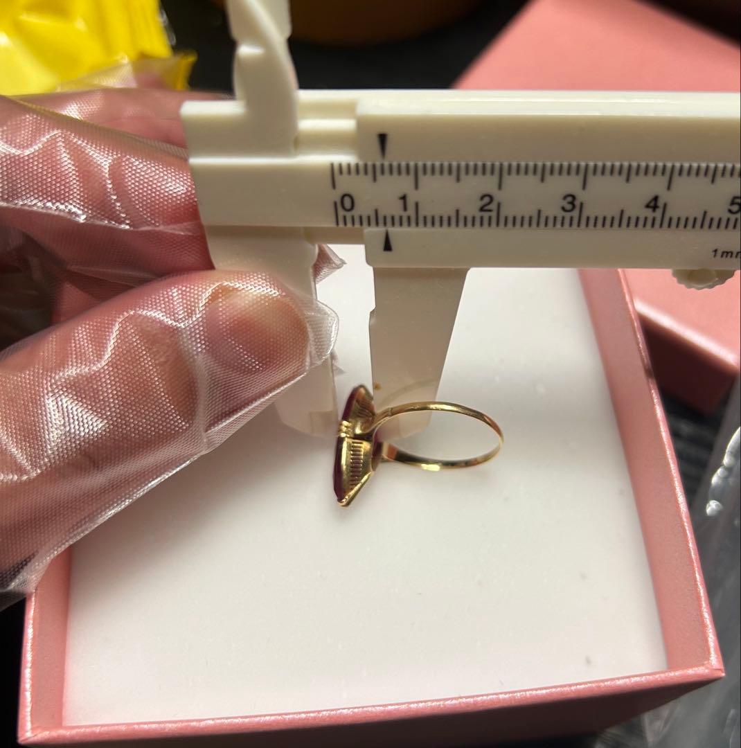 K18 ルビー 指輪 リング