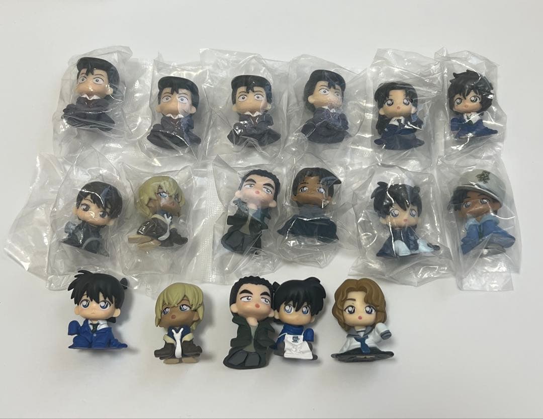 名探偵コナン ちぢませ隊 開封済み含む17点セット おまけ付き