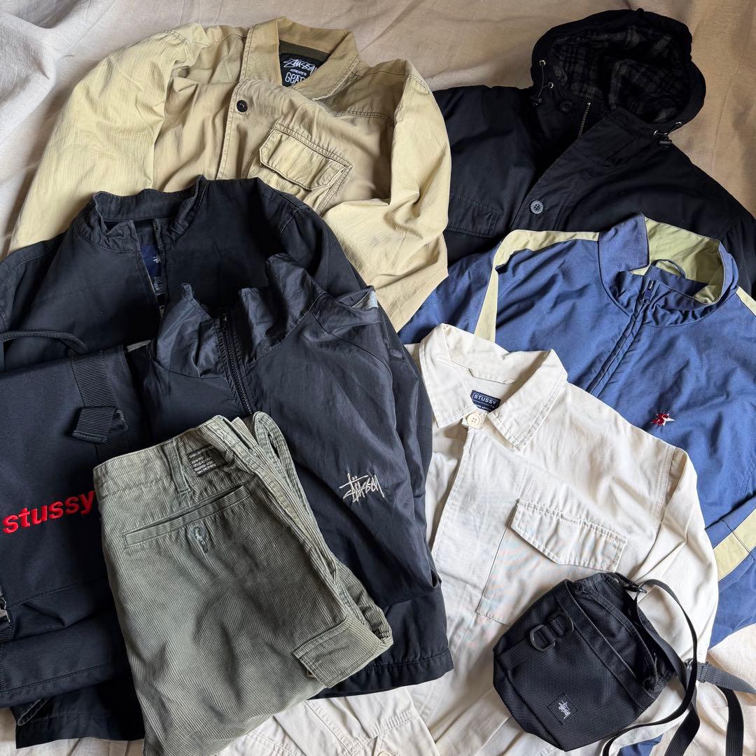 1990s- オールド ステューシー ジャケット バッグ まとめ売り 古着