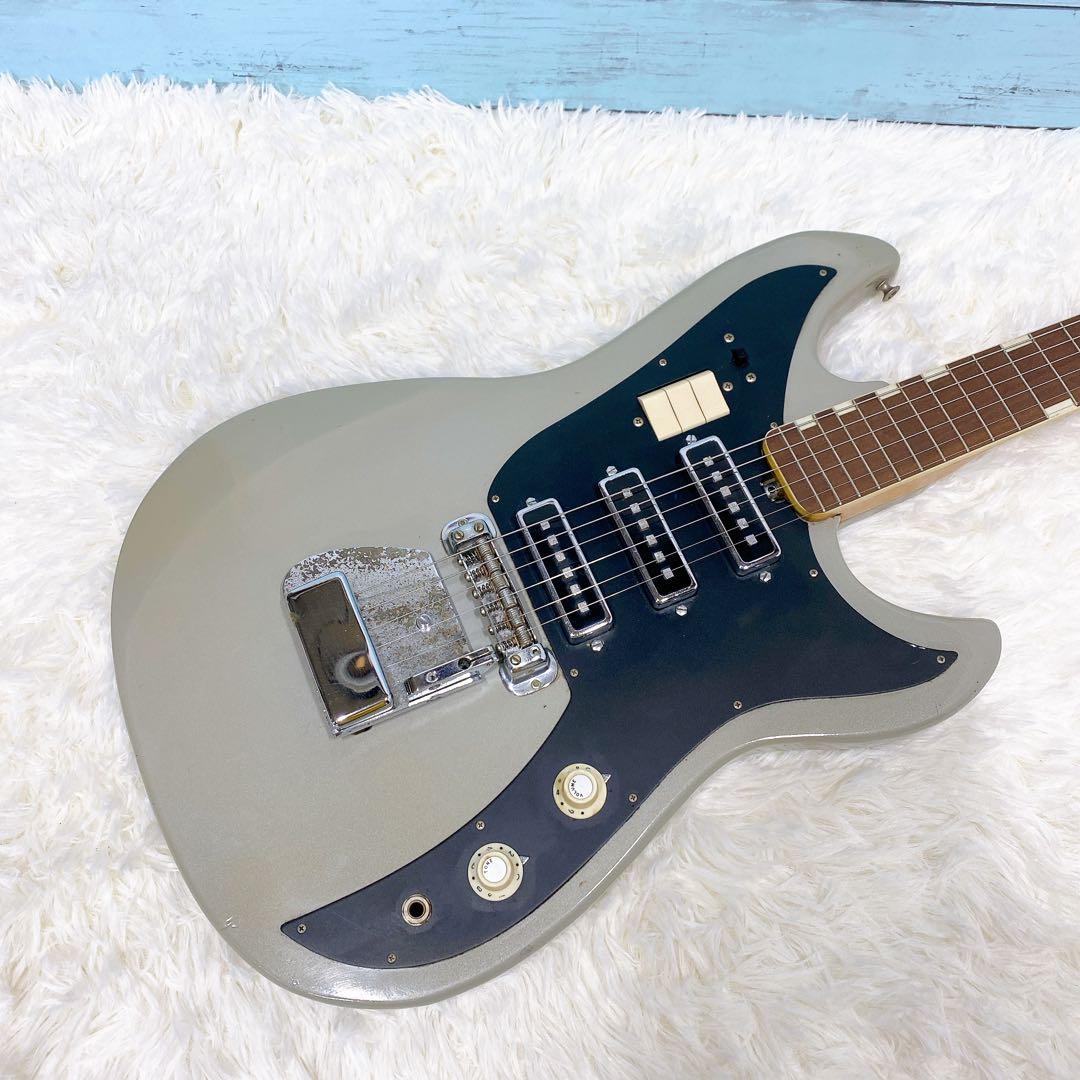 TEISCO YG-6 1960年代 ビザールギター　ビンテージ 稀少色