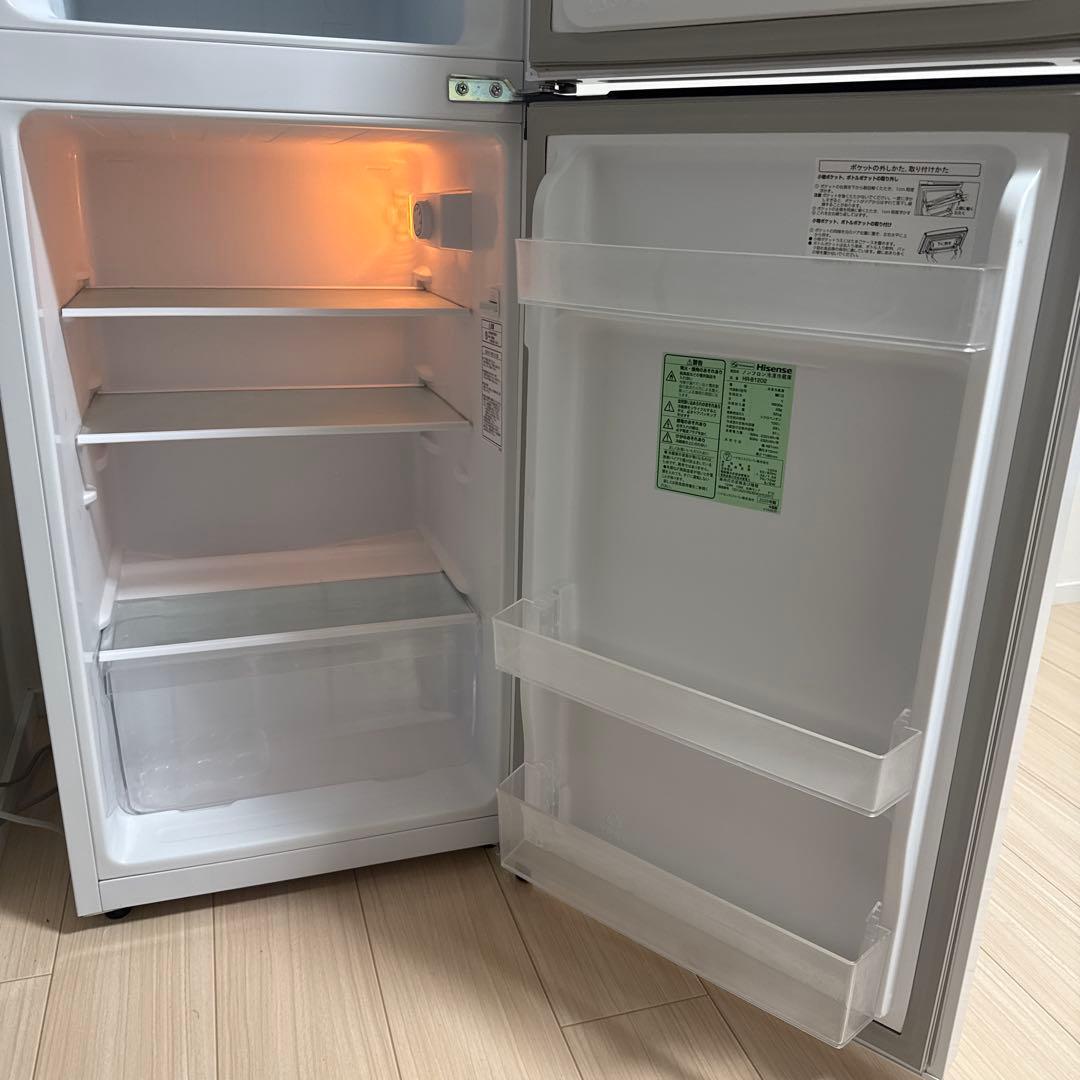 【美品】Hisense 冷蔵庫 HR-B1202 2020年製