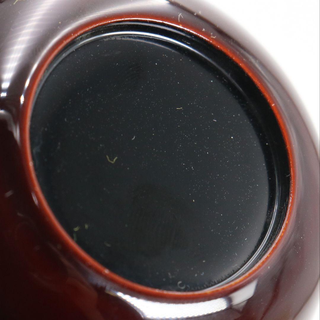 田中宗凌作 唐松 溜塗 中棗 茶道具 共箱　V931