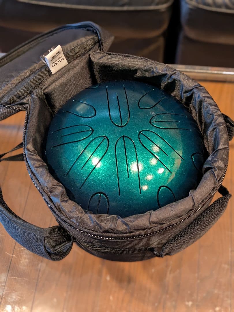 さざなみドラム（小型・444Hz）スティック付き