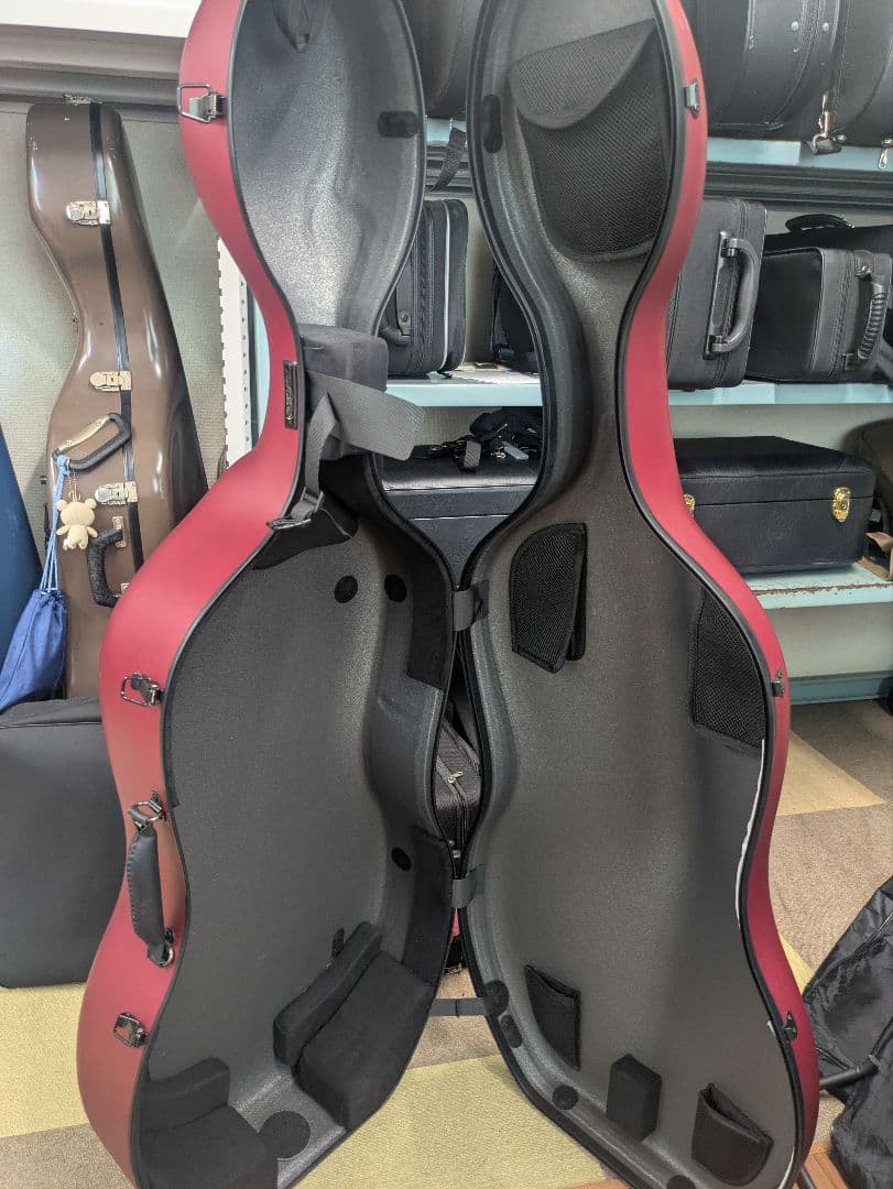 CFC-2S Carbon Mac カーボンマック チェロケース ワインレッド