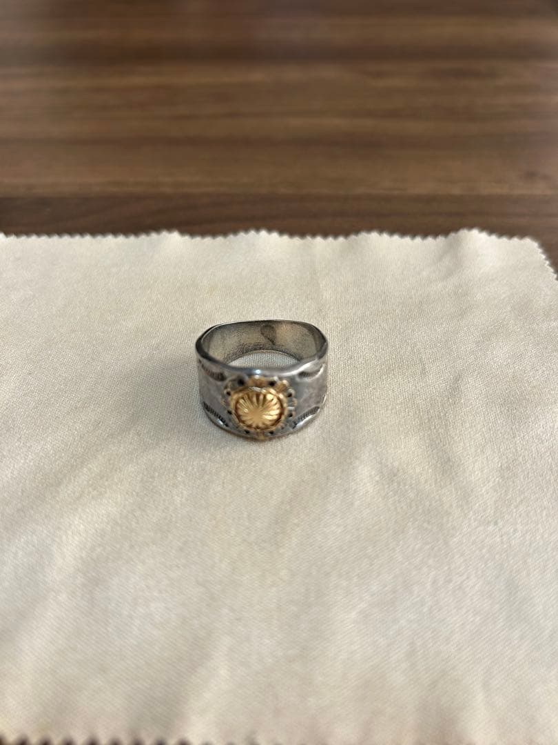 アリゾナフリーダム K18 コンチョ ワイド リング 21号