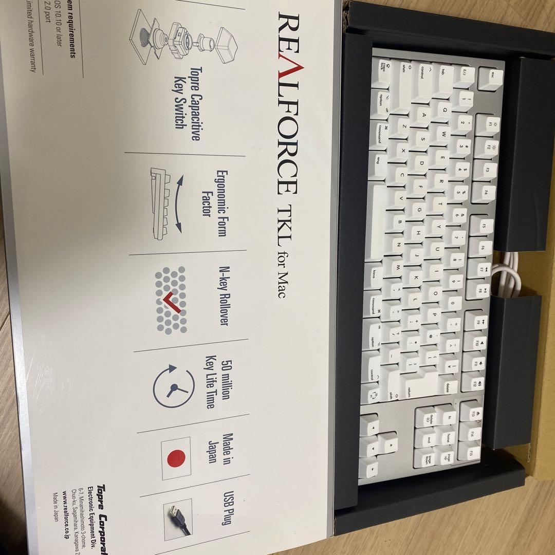 REALFORCE TKL for Mac R2TL-JPVM-WH スーパー…
