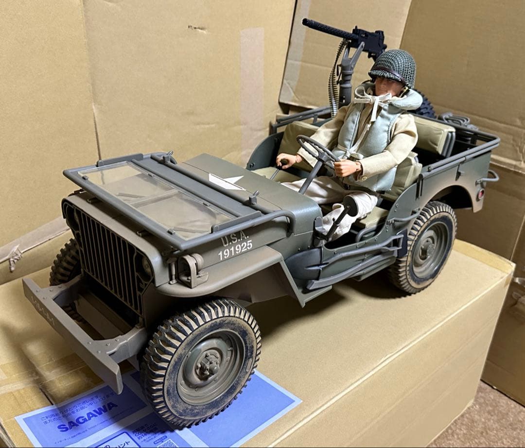 WILLYS JEEP 1/6サイズ　ジープ　フィギュア付き