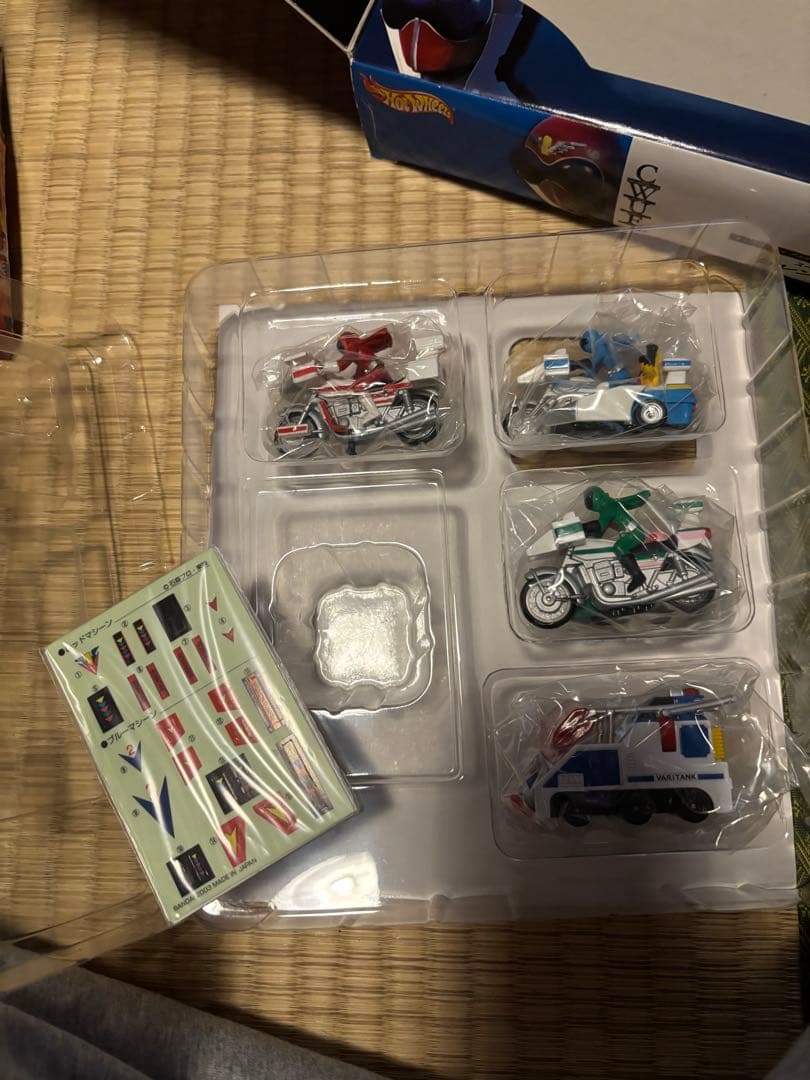 【昭和レトロ】ゴレンジャー戦隊ヒーロー フィギュアセット