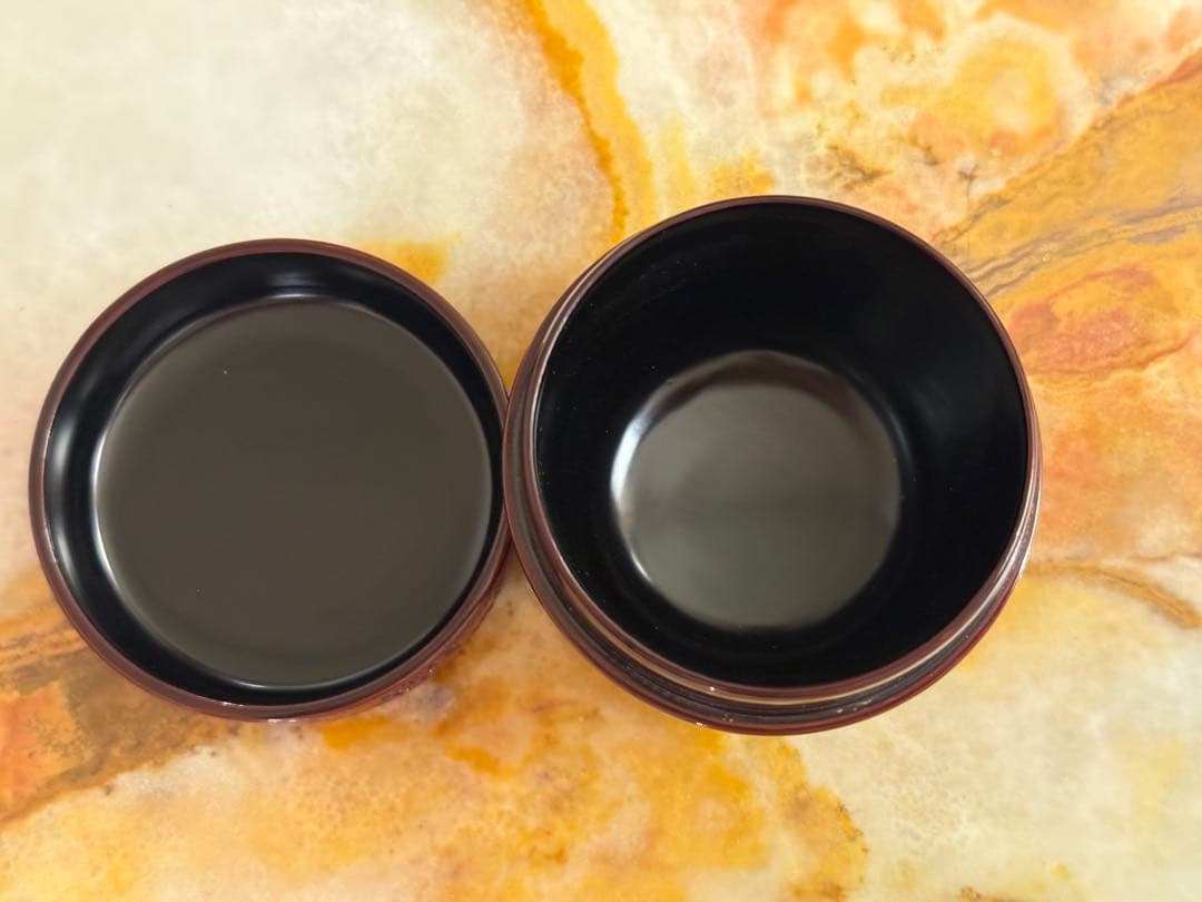 お年玉セール⭐︎美しい牡丹　村上堆朱　漆器 棗茶道具伝統工芸