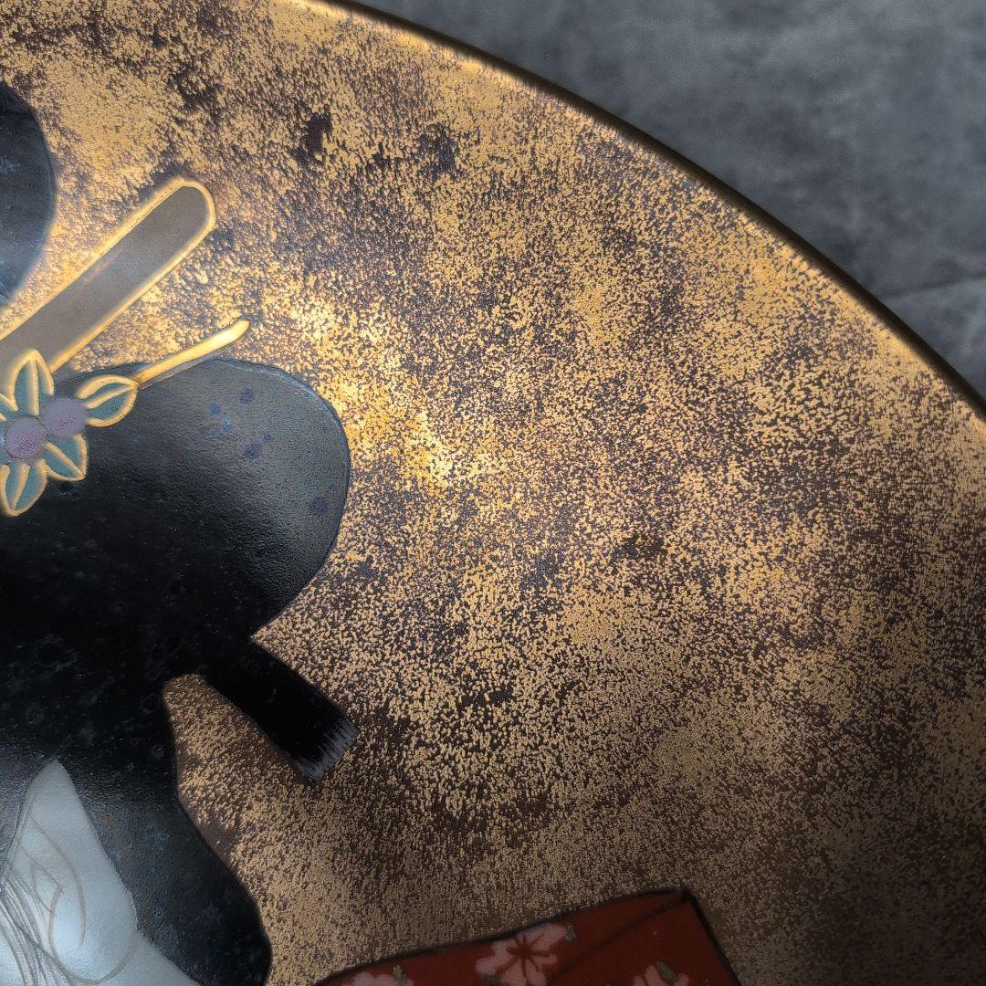 浮世絵 美人画 春画 飾り皿 絵皿 源六窯