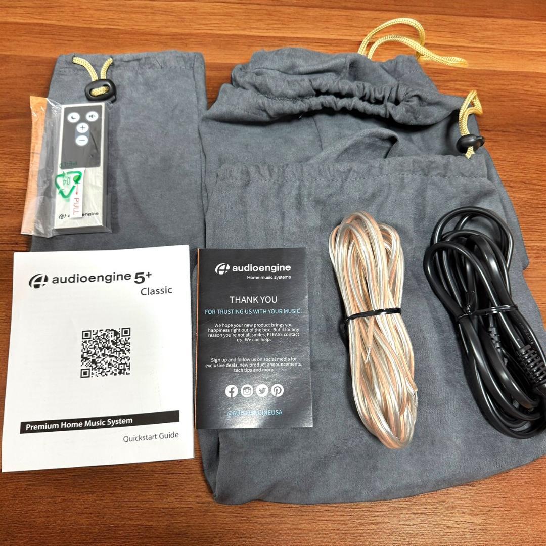 ☆未使用品 オーディオエンジン A5+ バンブー パワードスピーカー ペア