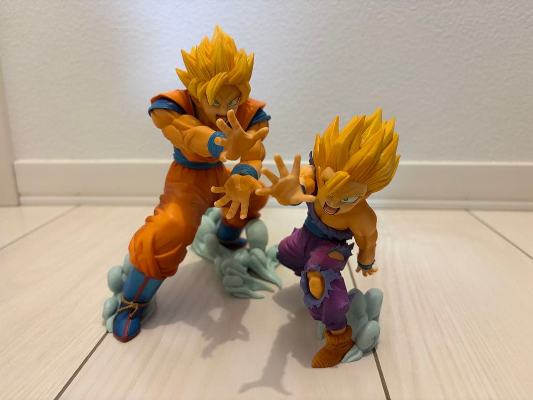 ドラゴンボール 1番くじ　親子かめはめ波 A賞　孫悟空&孫悟飯フィギュア