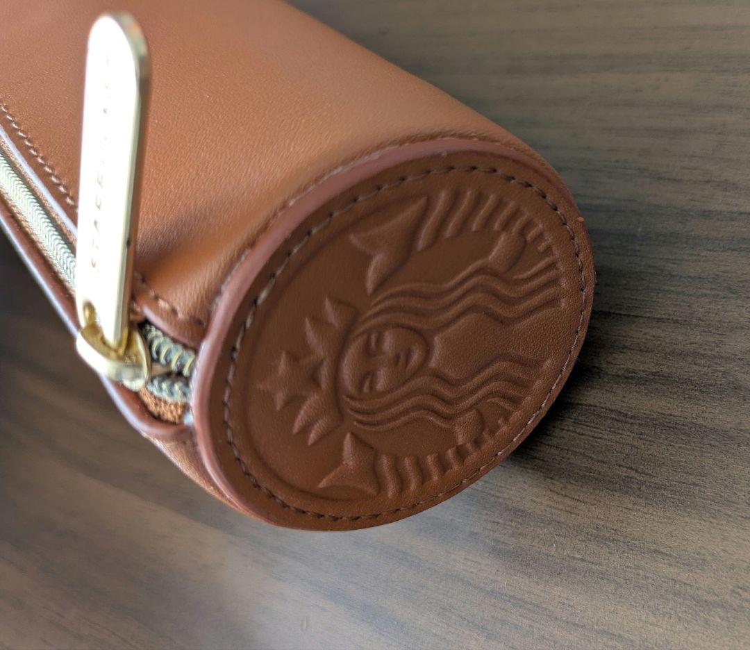 スターバックス レザー ペンケース