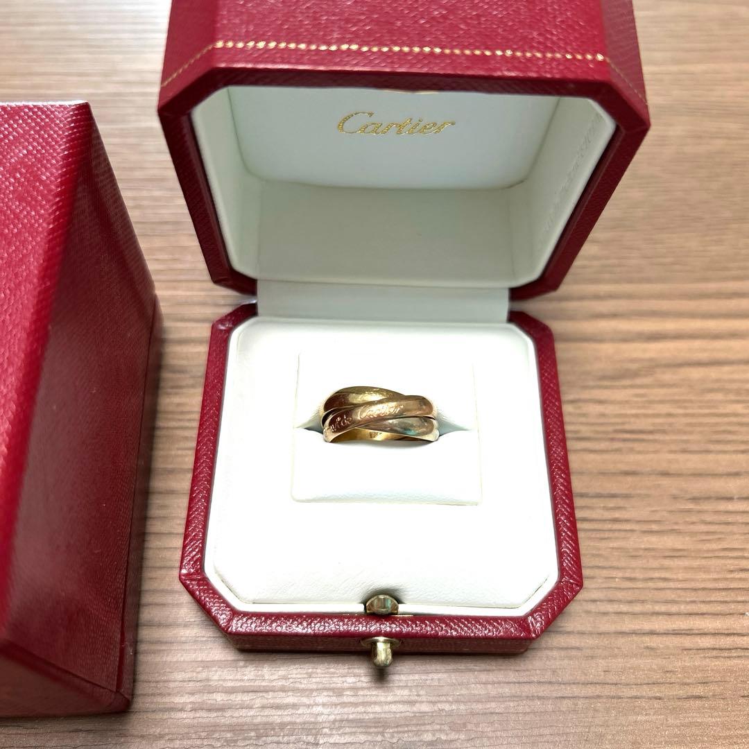 m*1様 Cartier トリニティリング　クラシックモデル　PG WG YG