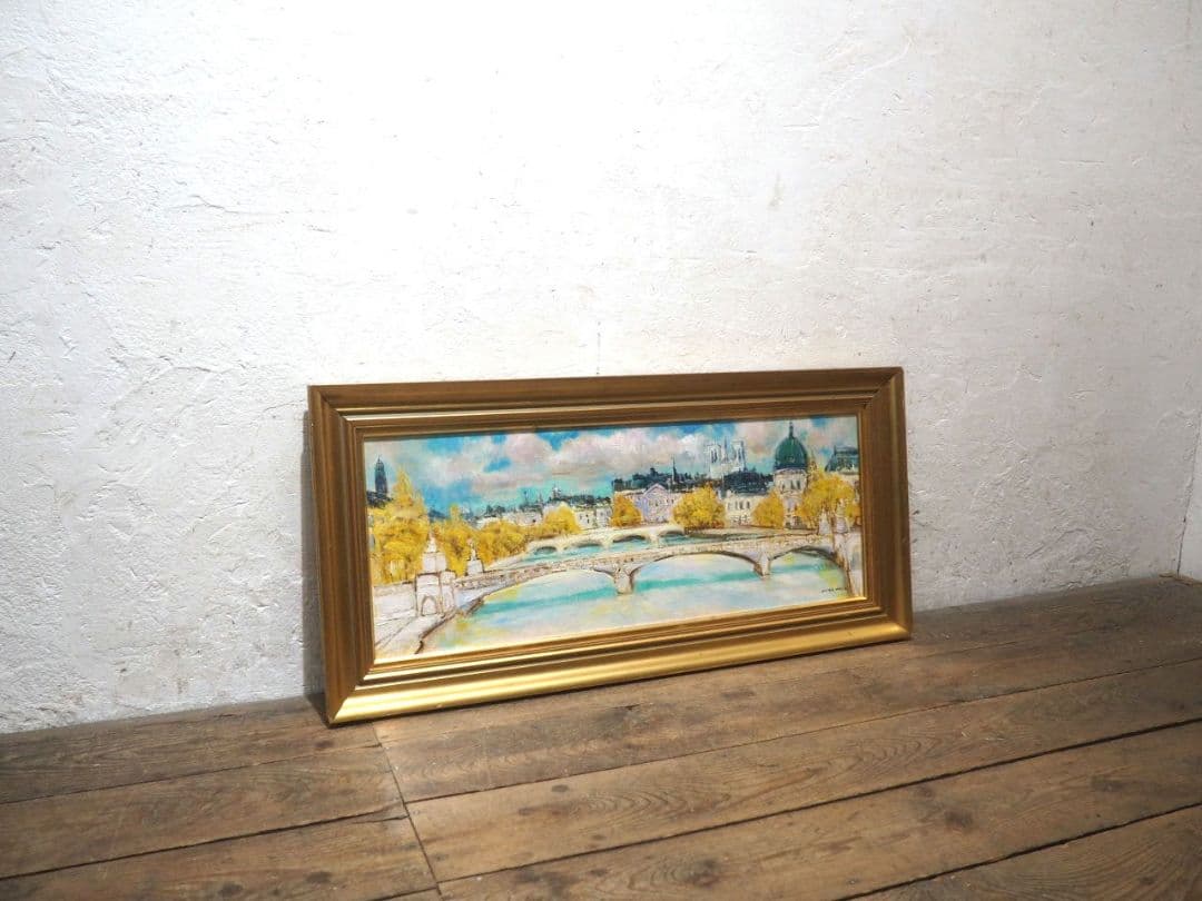 1298 レトロな額縁　アートフレーム　油彩　水彩　画材　ビンテージ　アトリエ