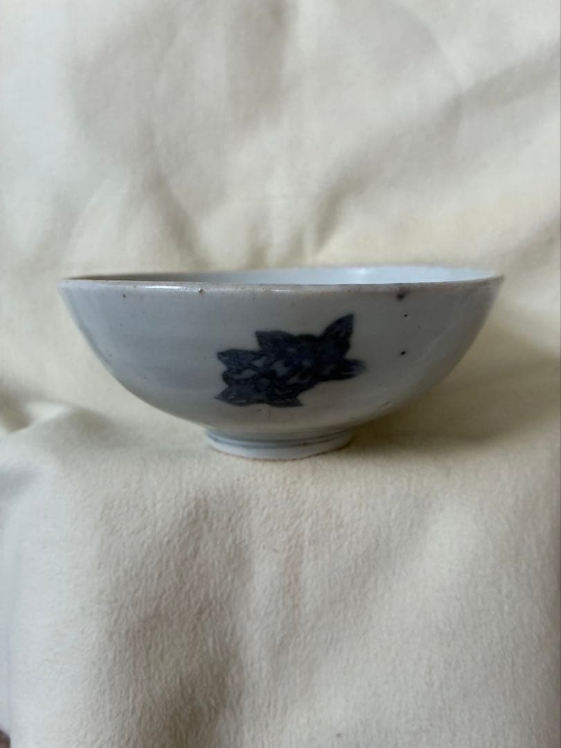 くらわんか小碗　コンニャク印判