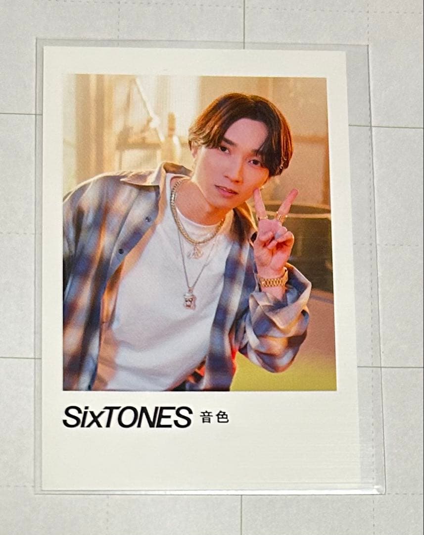 【バラ売り可】SixTONES 音色 ポラロイド風カード フォトカード 田中樹